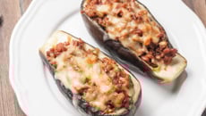 Barquette d'aubergines farcies