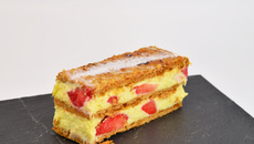 mille feuille de fraises
