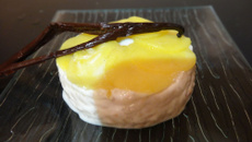 Riz au lait coco et son carpaccio de mangue
