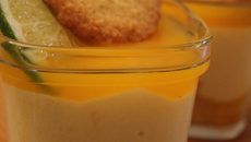 Verrine ananas, coco et mangue