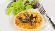 Tartelettes au potimarron et aux moules