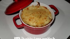 Mini cocotte de fonds d'artichauts gratinés