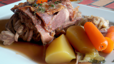 Rôti de veau à la biere