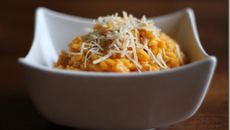 Risotto au potimarron et au poulet