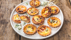 Mini quiches aux champignons