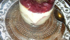 Bavarois à la poire au vin