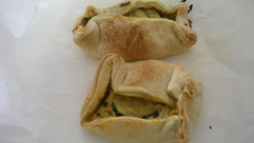 Feuilleté à la courgette et à la carotte