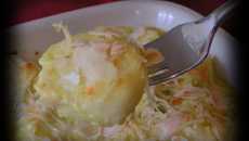 Gratin framboises et crème d'amandes