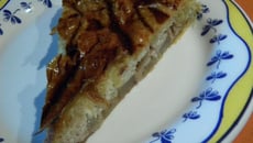 Tarte aux poires caramélisées et noix