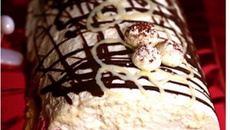 Bûche framboisine