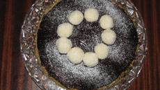 Gâteau glacé au chocolat et Raffaelo