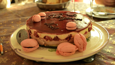 Bavarois à la fraises et vanille