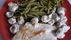 Escalope de dinde à la crème