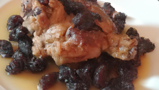 Chapon aux raisins secs