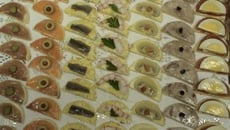 Canapés assortis