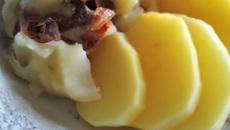 Parmentier de pommes de terre et foie gras