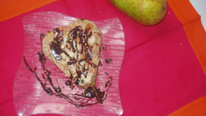 Poire au chocolat au lait