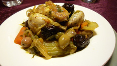 Coquelets aux pruneaux