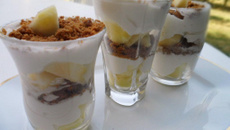 Tiramisu pomme verte