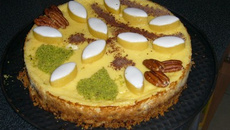 Cheese-tarte aux abricots caramélisés au Marsala