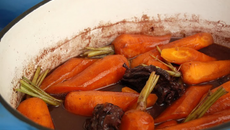 Bœuf aux carottes préparé à la bière type Guinness