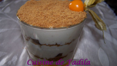 Tiramisu aux spéculos et fleur d'oranger