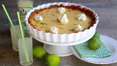 Key lime pie à la crème Chantilly