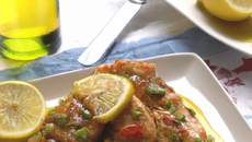 Aiguillette de poulet au citron, rhum, miel