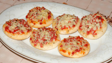 Mini pizzas végétariennes