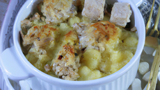 Crumble de poulet en mini-cocotte