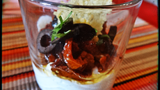 Verrine méditerranéenne classique