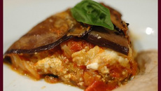 Charlotte aux aubergines