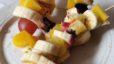 Les brochettes de fruits qui décoiffent !