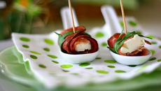 Bouchée au jambon de montagne et fromage frais