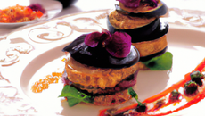 Filet de grenadier au caviar d'aubergines