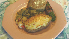 Médaillons de veau aux Saint Jacques