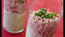 Verrine fraîcheur pour l'entrée