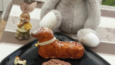 Petit agneau et nid de Pâques