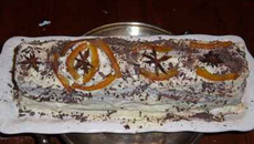 Bûche de Noël épicée au Champagne