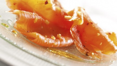 Saumon fumé et sirop d'erable