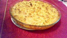 Crumble aux pommes familial