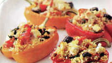 Poivrons farcis de semoule