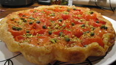 Tatin de tomates aux pistaches