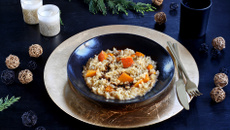 Risotto au potimarron et vinaigre balsamique