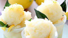 Sorbet au citron maison