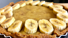 Tarte à la banane sans gluten