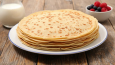 Crêpes au lait d'amandes