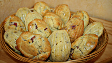 Madeleines aux saucissons