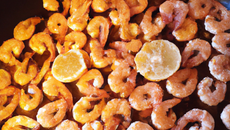 Crevettes grises au cidre
