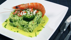 Riz basmati et bâtonnets  Saveur Coraya façon thaï